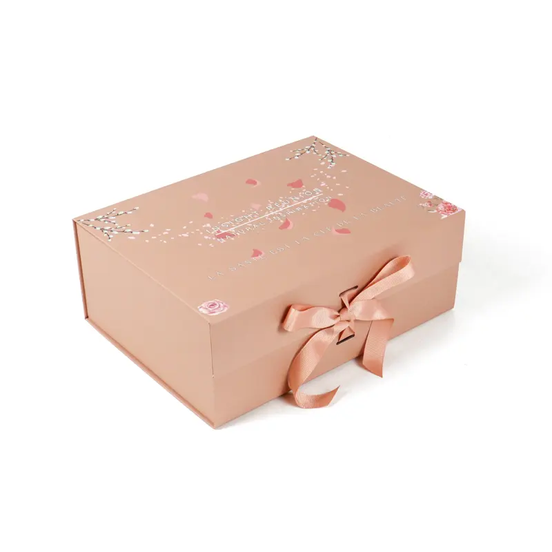 Emallage personalizza confezioni regalo di lusso per feste di compleanno con confezione regalo scatola dolce proposta damigella d'onore scatole di carta per matrimonio