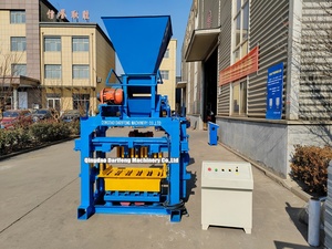 QT4-35 ידני לבנים מכונת דפוס קטן דחוס מה שהופך מכונת בלוק מלט חצי אוטומטי עם גנרטור