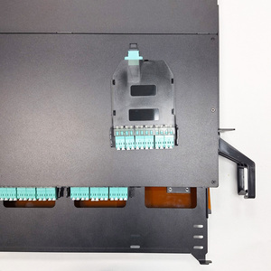 Solución de centro de datos de suministro de fábrica 1U MPO 144Core LC Connector Module ODF Patch Panel