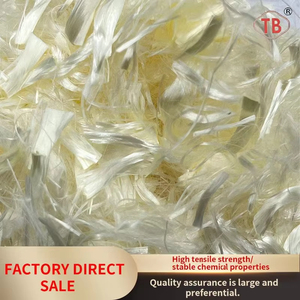Suministro de fábrica 3-12mm Fibra reforzada de hormigón de polipropileno Fibra de monofilamento industrial Pp