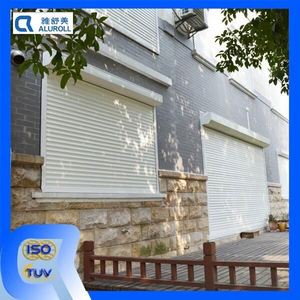 Custom Roller Shutter Motorized Roller <strong>Shades</strong> Folding <strong>Doors</strong> and Windows Aluminum PU Foaming Shutter - Product Image 4
