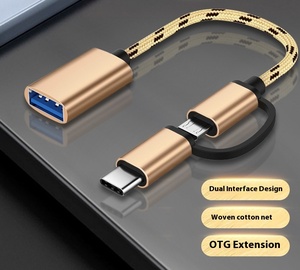 Nuovo Android USB lettore di schede adattatore cavo di tipo-C OTG convertitore con DC/AC materiale di uscita del PC connettore USB-C - Product Image 3