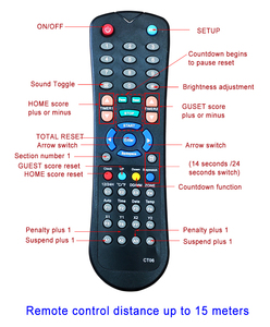 CHEETIE CP043, большое электронное табло с таймером, светодиодное табло для крикета, цифровое баскетбольное табло с дистанционным управлением - Product Image 6