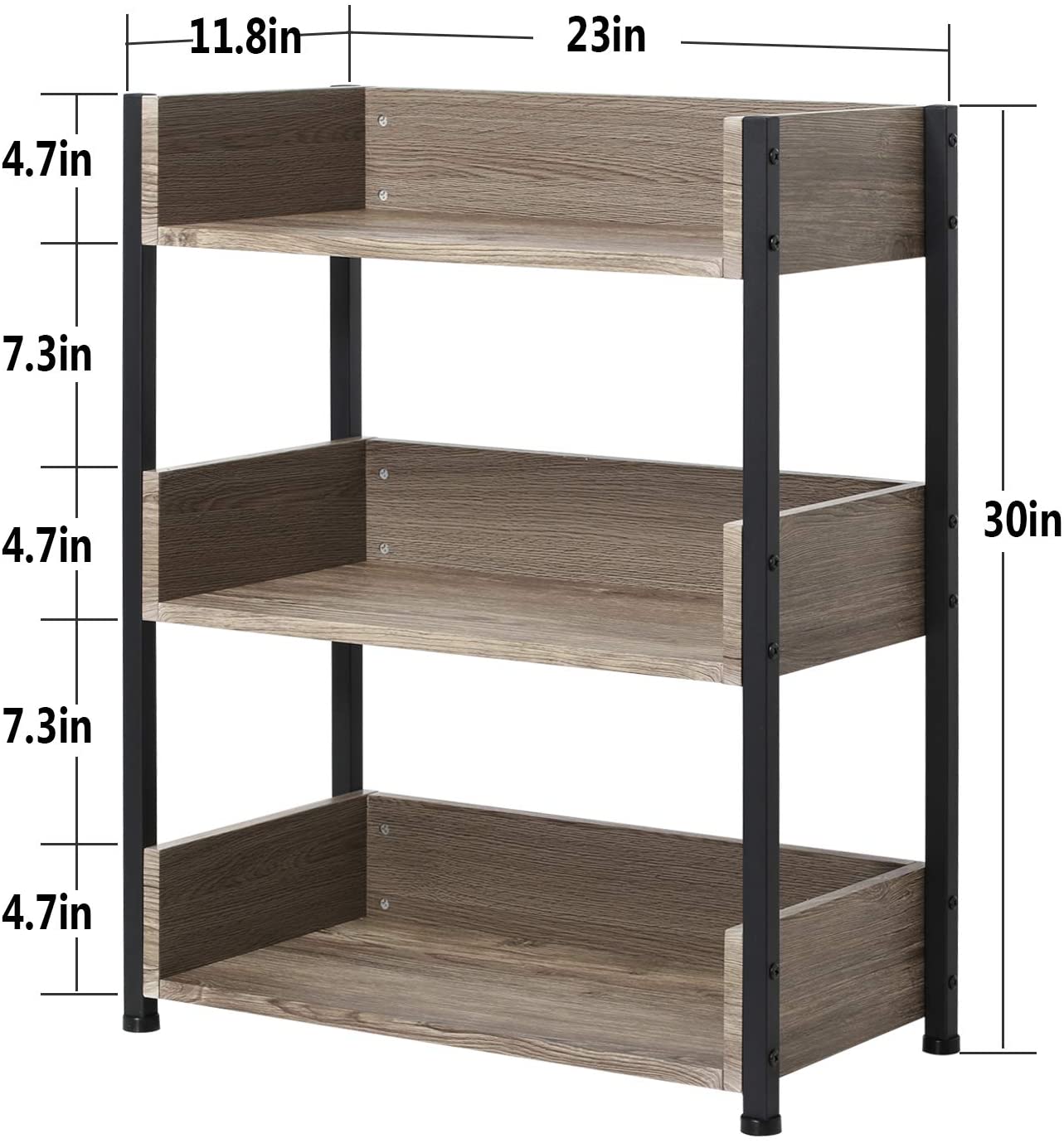 shelving unit display