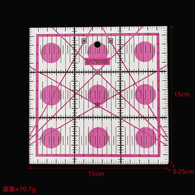 C. Règle à vêtements 15x15cm