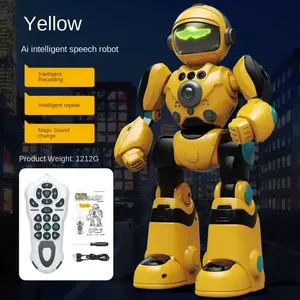 Çocuklar için RC Robot oyuncaklar uzaktan kumanda robotlar için Boys programlanabilir müzik dans interaktif dans Robot oyuncak - Product Image 4