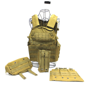 Tactical Training Vest <strong>Khaki</strong> Quick-release Tool Belt with Medium <strong>Pouches</strong> Weight Dispersal Work Customized Vest - Product Image 4