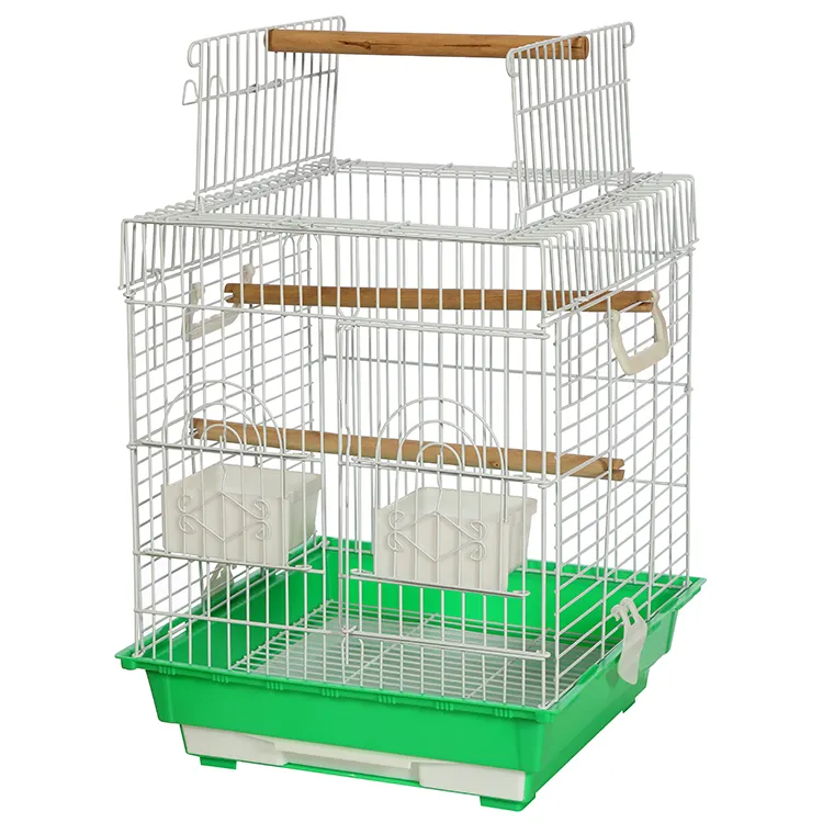 Budgerigar Bird Cage Large Stainless Steel Electroplating Cage Starling Brother Wrought Iron Parrot Cage