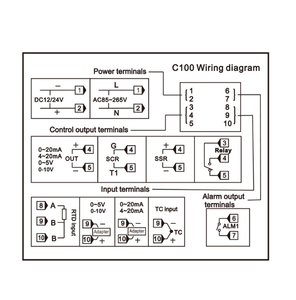 Controlador de temperatura inteligente MC100, pantalla digital, control PID, regulador de temperatura con alarma