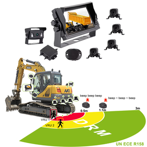 R158 Popular Car Camera and Monitor Car Reverse <strong>Backup</strong> Radar <strong>System</strong> With 4 Radar <strong>Sensor</strong> - Product Image 1