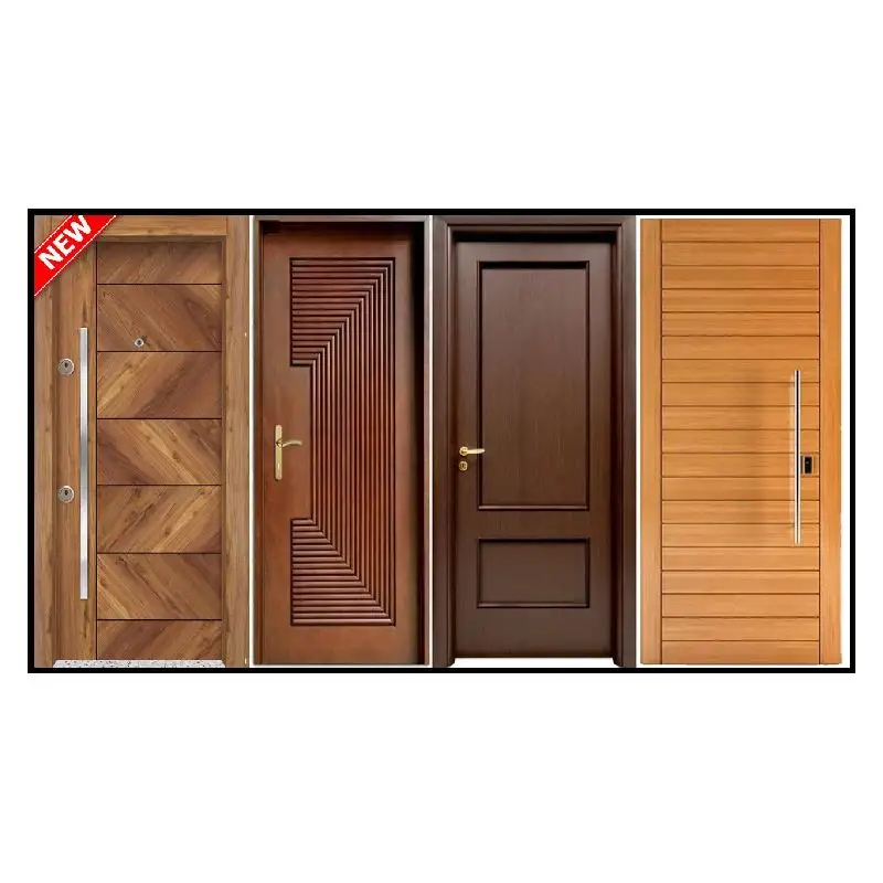 Ace Paint Colors Puertas de madera Diseños modernos de puertas de madera Diseño de puerta doble de madera de teca