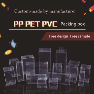 Özel PVC/PET/PP şeffaf kutu plastik katlanır kutu el ofis hediye kutusu yumuşak tutkal katlanır plastik kutu - Product Image 3