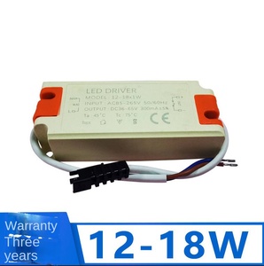 Supply <strong>LED</strong> <strong>Driver</strong> <strong>LED</strong> isolated <strong>driver</strong> power supply 12-18W 300MA external power supply for ceiling lights - Product Image 2