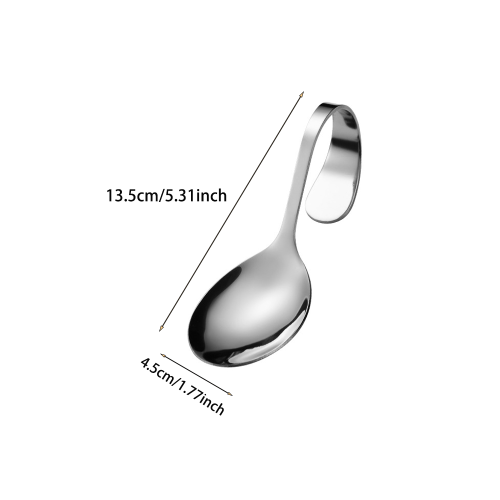 Silver Oval Spoon