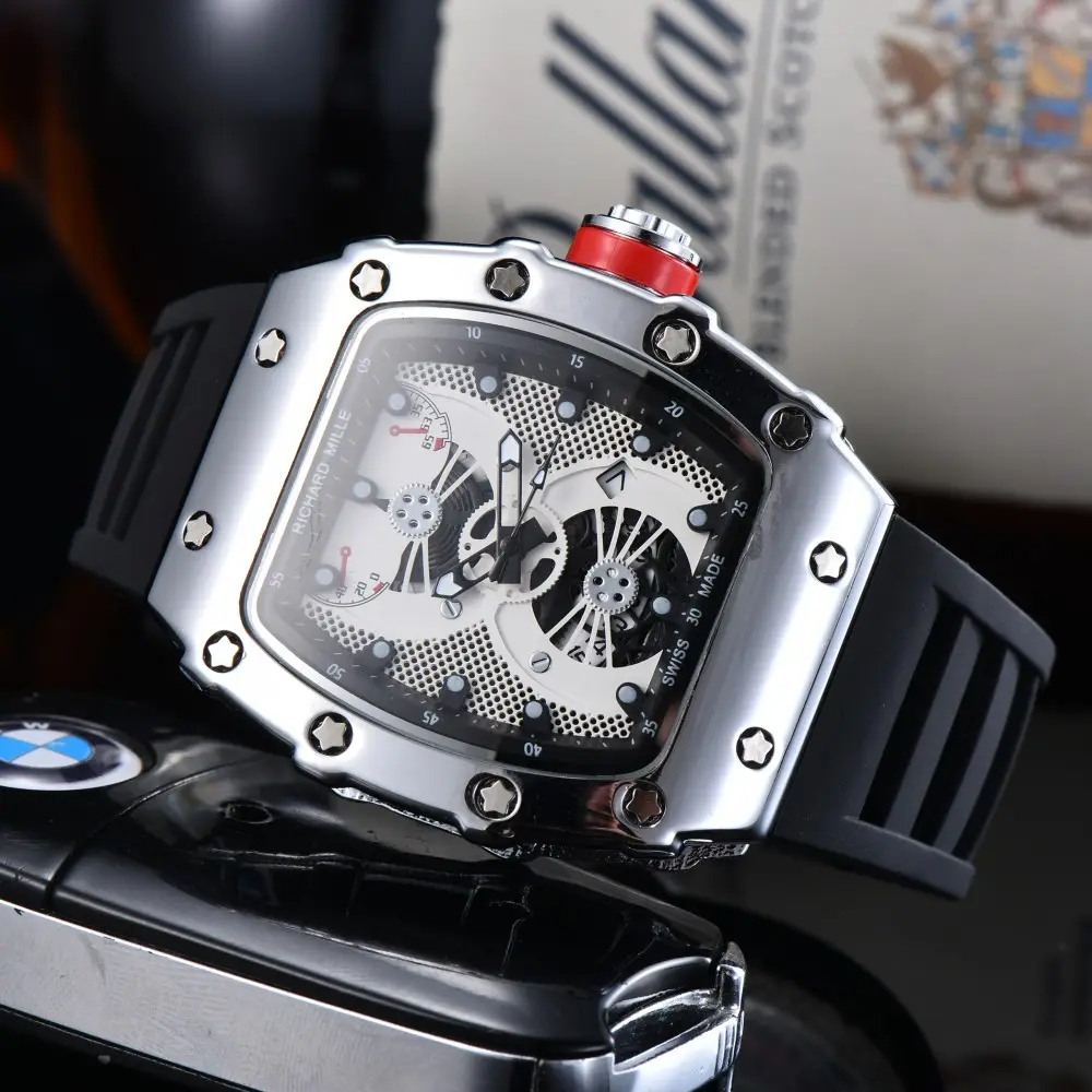 Personalized 2023 man -made men's wristwatch Cheap Montre Homme New Men Richard Luxury Male Automatic Give Migly Authority Watch