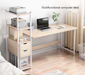 Wooden and Metal <strong>Computer</strong> <strong>Table</strong> Combination <strong>Computer</strong> Desk with Storage Shelf