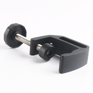 KAMPHO ayarlanabilir alüminyum masa kelepçe mikrofon standı stüdyo mikrofonu C klip standı için ağır montaj - Product Image 4
