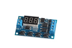 สวิทช์ดีเลย์ตั้งเวลาเรียกรอบ DC 5V-30V,โมดูลรีเลย์บอร์ดควบคุมหลอด MOS คู่วงจร12 24V - Product Image 4