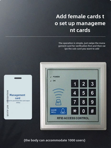 M3 <strong>Access</strong> <strong>Control</strong>, Independent RFID Card Reader Touch <strong>Keyboard</strong>