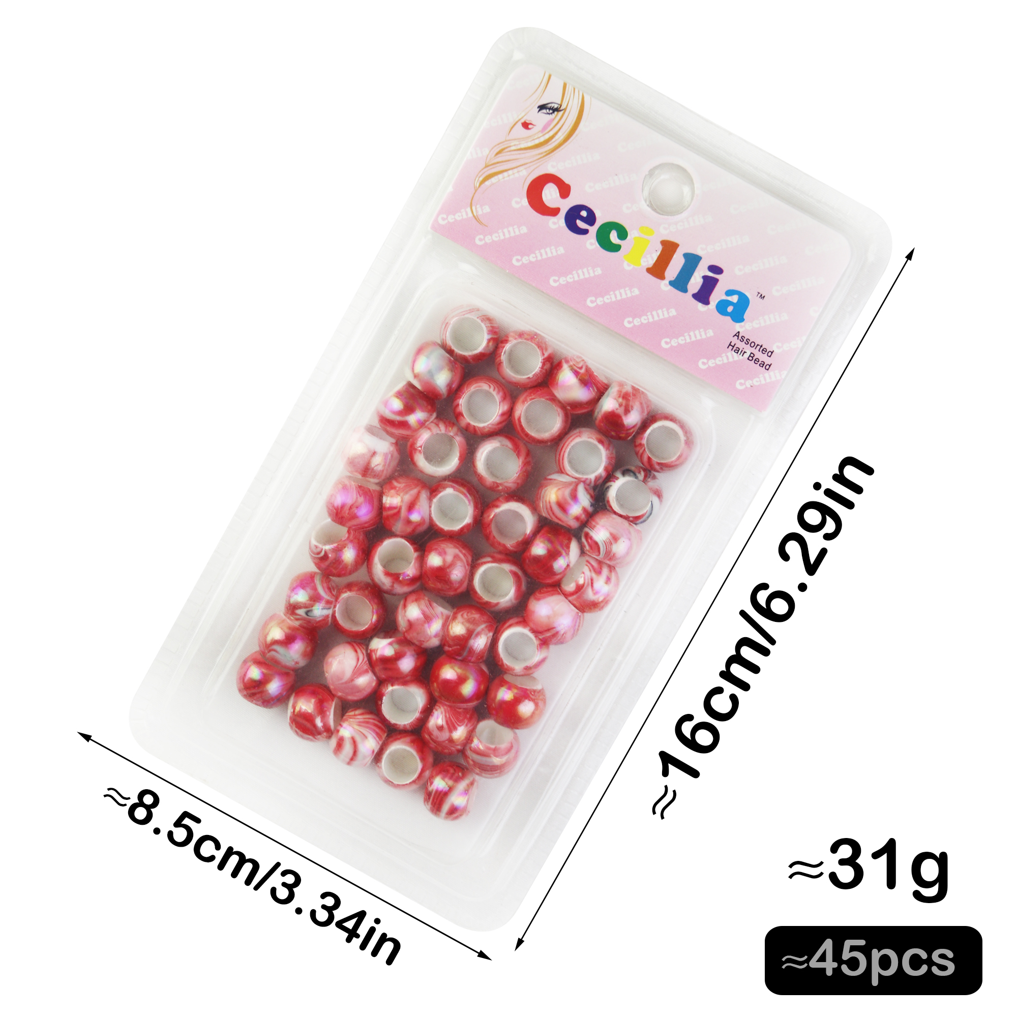 B Finely packed wooden beads 14