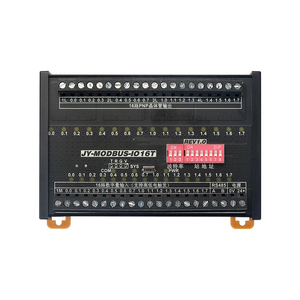 Amsamotion R485 <strong>Modbus</strong> RTU Data Collection <strong>Module</strong> 16DI 16DO Transistor <strong>Output</strong> Relay/Transistor for PLC PAC Dedicated Controllers - Product Image 1