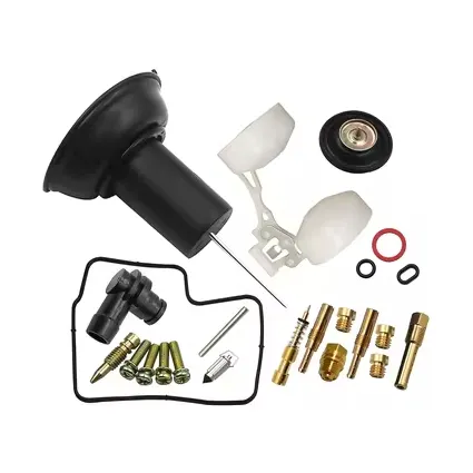 Kit de reparación de carburador para Honda BROS 400 NT400 NC25 válvula de corte de diafragma de vacío válvula de flotador de carburador Jets junta de tornillo reconstrucción