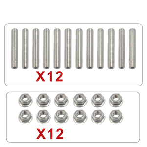 LS1 başlık saplama seti cıvataları LSX LS2 LS3 LS6 LS7 için paslanmaz çelik 4.8 5.3 6.0 6.2L - Product Image 2