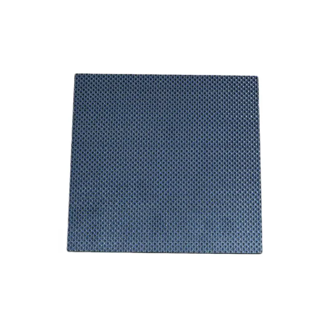 Lastre di seta in fibra di carbonio 3K blu in fibra di carbonio laminate in fibra di carbonio 2mm