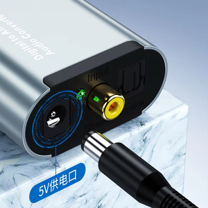 Live Streaming <strong>Digital</strong> to <strong>Analog</strong> Audio <strong>Converter</strong> Optical/coaxial to Left and Right Channel hd Video Encoder With 3.5mm Decoder