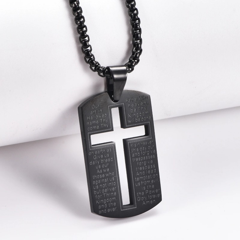Black with chain