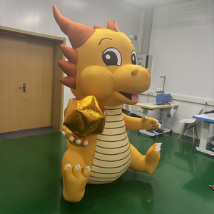 Dễ thương Linh Vật Trang phục khổng lồ <span class=keywords><strong>Inflatable</strong></span> lửa rồng Air Blower quảng cáo khuyến mãi nhân vật phim hoạt hình inflatables - Product Image 5