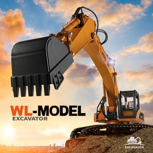 WL oyuncaklar 16800 1:16 2.4 GHz alaşım Model oyuncak elektrikli simülasyon ekskavatör makinesi ve kamyon oyuncak modeli uzaktan kumanda - Product Image 5