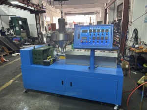 自动塑料Pp Pe Pvc Wpc Hdpe Ppr大理石薄板型材板挤出机挤出机生产线 - Product Image 2