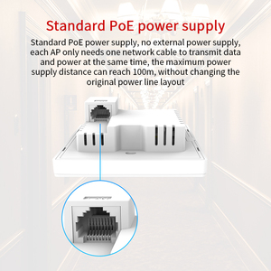 Wholesale <strong>IP</strong>-COM W36AP AC1200 Dual Band Gigabit In-Wall Access Point PoE Ipcom 86mm <strong>Wifi</strong> ap <strong>Ip</strong> Com Router - Product Image 3