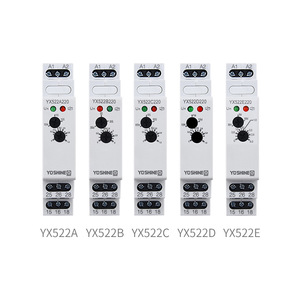 YX532A/B/C/<strong>D</strong>/E Time Relay Multi-Period Plastic Rail Type Relay Replacement - Product Image 5
