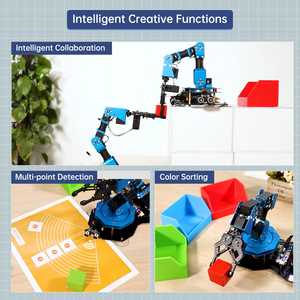 Hiwonder xArm 2.0 6DOF Python programmazione Robot istruzione stelo kit braccio robotico con espansione del sensore - Product Image 2