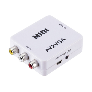 Convertidor de vídeo 1080P con Audio AV2VGA/CVBS, 3,5mm, a PC, HDTV, mini convertidor de Audio AV2VGA - Product Image 2