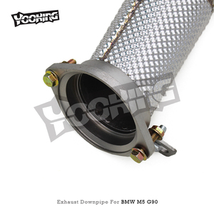 ท่อเทอร์โบส่วนหัวของเครื่องยนต์ท่อล่างล่างสำหรับ BMW M5/G90 M6/G99 lci 4.4T 2024-2025 SUS304ท่อไหลฟรีระบบไอเสียถนนรถยนต์ - Product Image 2