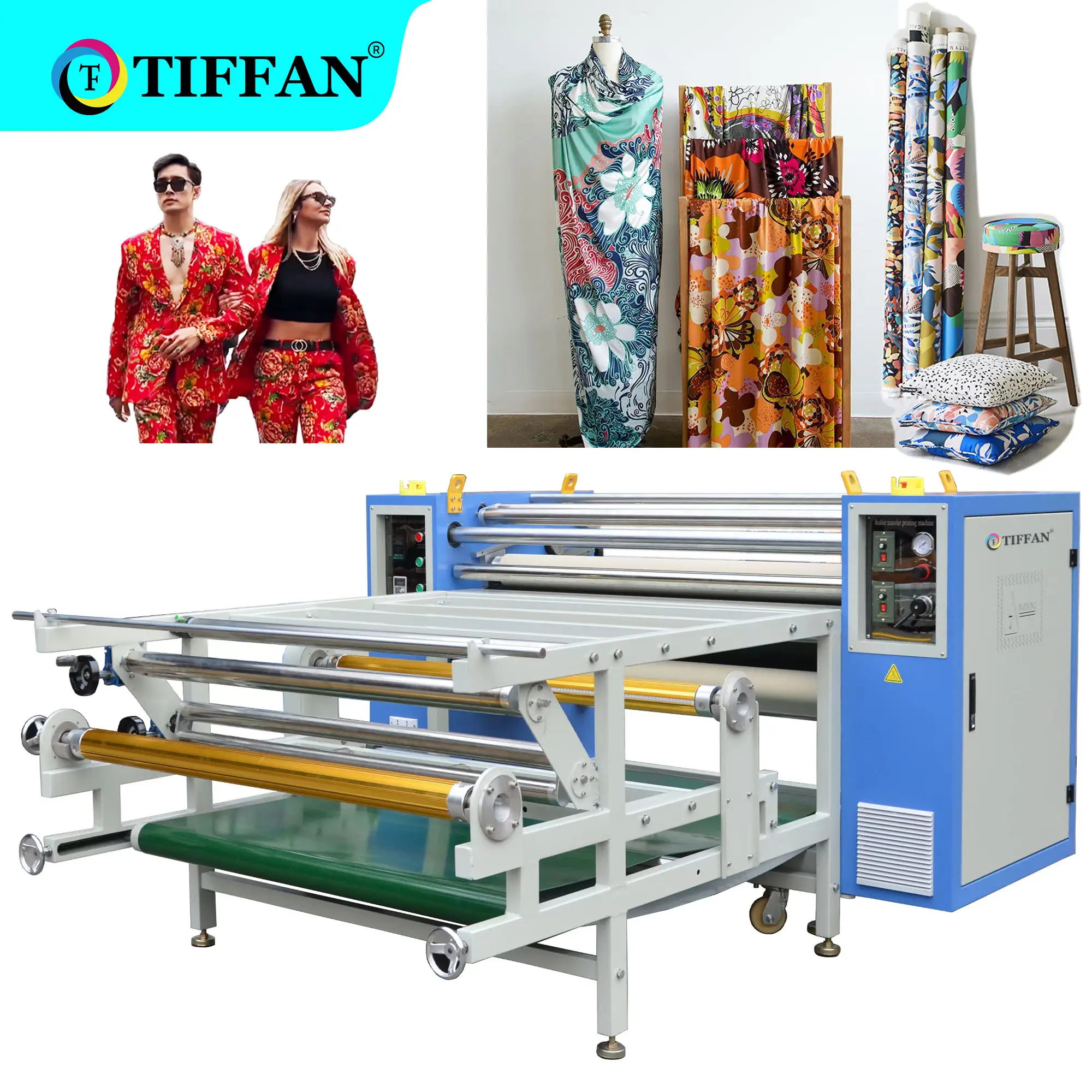 Tian-máquina de transferencia de calor para tela textil, prensa de calor de alfombra giratoria con calendario, rollo a rollo, 30x170Cm