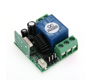 <strong>DC12V</strong> 1CH <strong>Remote</strong> for Clock Aoke RF Momentary <strong>Remote</strong> Control Switches 433mhz Learning Code 10A Relay - Product Image 5