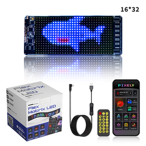 5V programmier bare RGB LED Matrix Pixel Panel Flexible Werbung RGB Scroll Message Board für Auto Heckscheibe Neues Zubehör