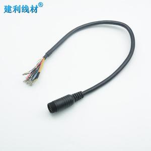 Pantalla multicanal personalizable de 27 pines Cable trasero de PVC para chaqueta Sistemas de salida de monitor de coche Cables de audio y video