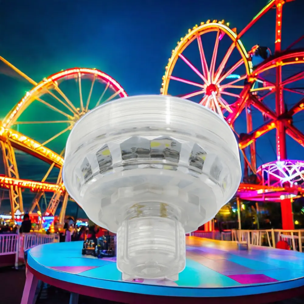 Nieuw Ontwerp Led Amusement Licht 24V Led Point Light Waterdicht Comaleon Led Cabochon Kermis Licht