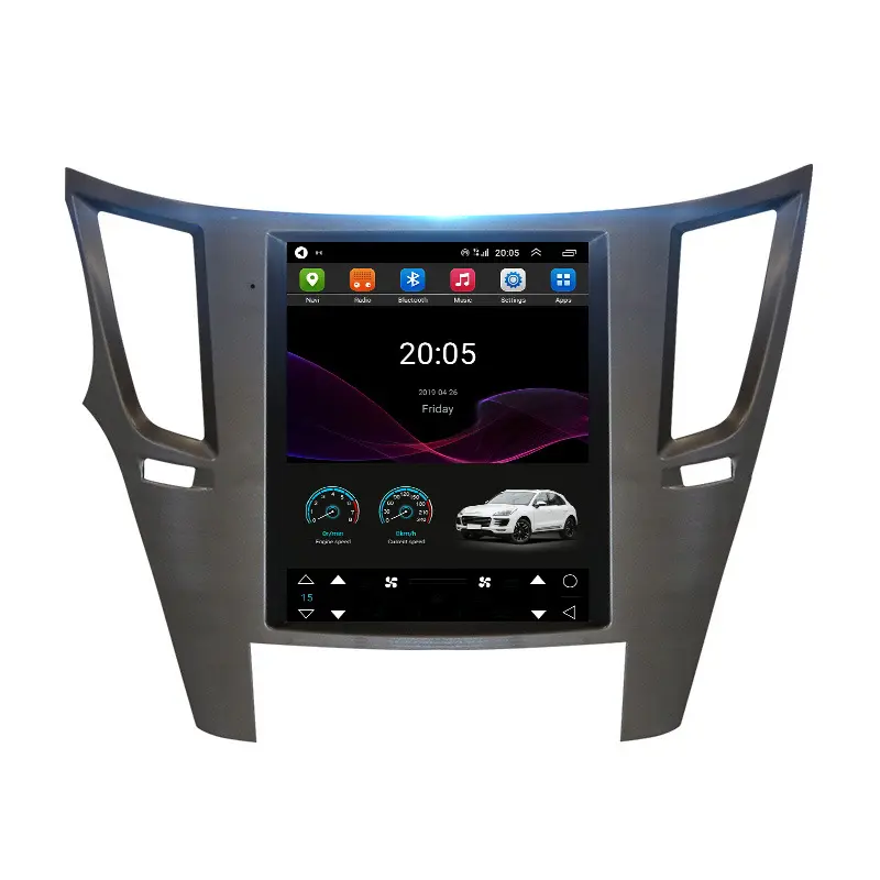 10.4 inch vertical screen Android 8.1 system car GPS navigator For Subaru Outback Legacy2012-2014 With Canbus