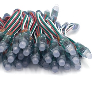 12V WS2811 Wasserdicht 12mm RGB 50 Stück LED Pixel Weihnachts lichterketten IP68 DC5V LED Pixel Modul Lichterkette - Product Image 6