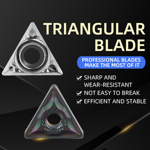 Hoja de torno CNC resistente al desgaste con chip triangular - Product Image 2