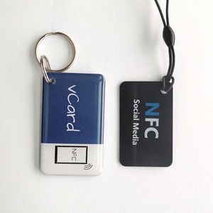 工厂价格定制环氧钥匙扣标签pvc塑料智能rfid nfc门禁卡供应商 - Product Image 4