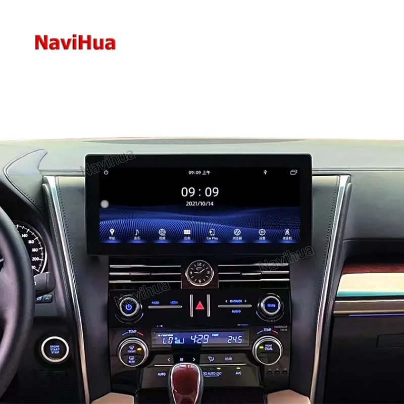 NaviHuaトヨタアルファードベルファイアの新しいアップグレードLexusStyleタッチスクリーンカーDVDプレーヤーのAndroid自動ラジオナビゲーション464GB