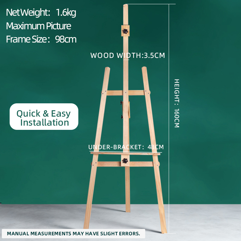 Chevalet en pin de 1,6 m (simple)