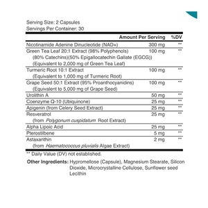 Oem Odm suplemen Liposomal <span class=keywords><strong>NAD</strong></span> Label pribadi dengan teh hijau + astraxanthin, Resveratrol, kapsul koenzim Q10 <span class=keywords><strong>NAD</strong></span> - Product Image 3